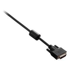 V7 Cable negro de vídeo con conector DVI-D macho a DVI-D macho 2m 6.6ft