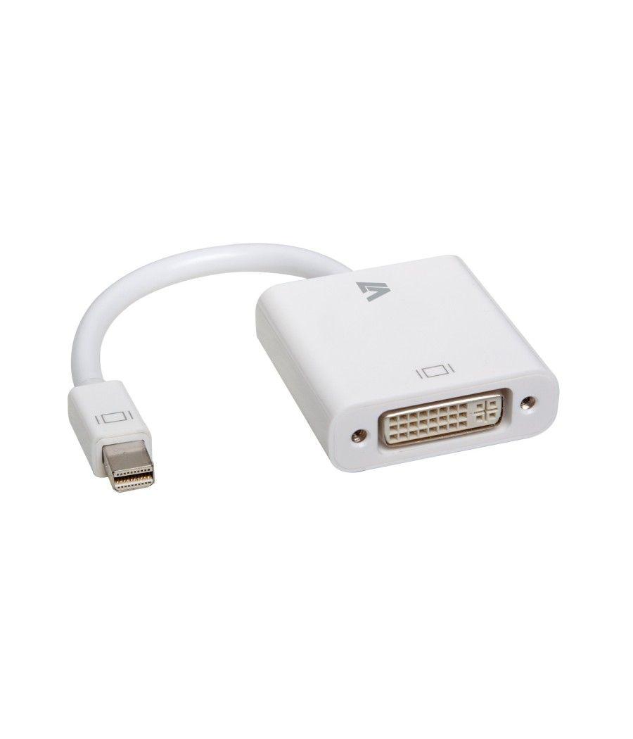 V7 Adattatore video bianco da Mini DisplayPort maschio a DVI-D maschio - Imagen 2