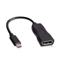 V7 USB-C(m) a Displayport(h) adaptator negro - Imagen 1