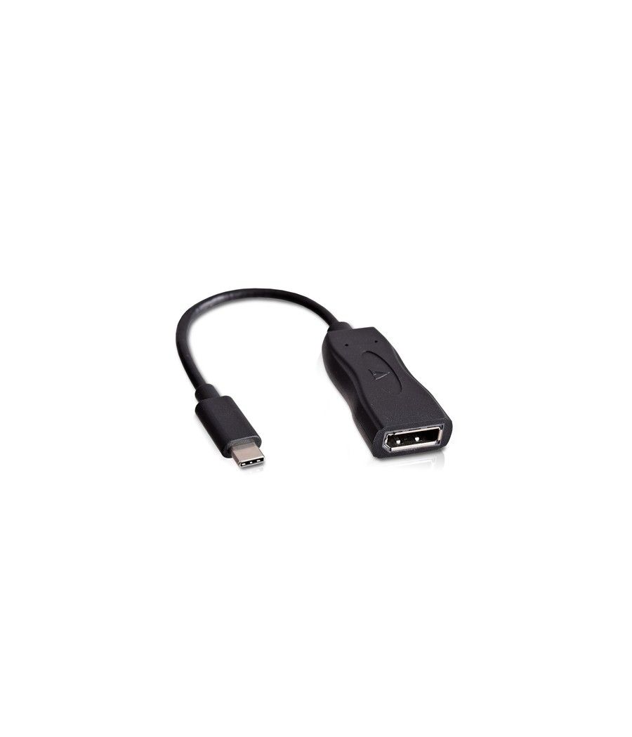 V7 USB-C(m) a Displayport(h) adaptator negro - Imagen 1