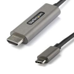StarTech.com Cable 5m USB C a HDMI 4K de 60Hz con HDR10 - Adaptador de Vídeo USB Tipo C a HDMI 2.0b Ultra HD 4K - Convertidor US