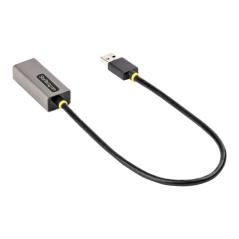 StarTech.com Adaptador USB a Ethernet, USB 3.0 a Ethernet Gigabit de 10/100/1000 para Portátiles, con Cable Incorporado de 30cm,