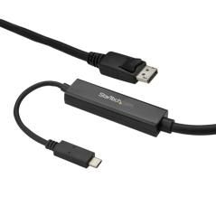 StarTech.com Cable 3m USB C a DisplayPort 1.2 de 4K a 60Hz - Adaptador Convertidor USB Tipo C a DisplayPort - HBR2 - Conversor U