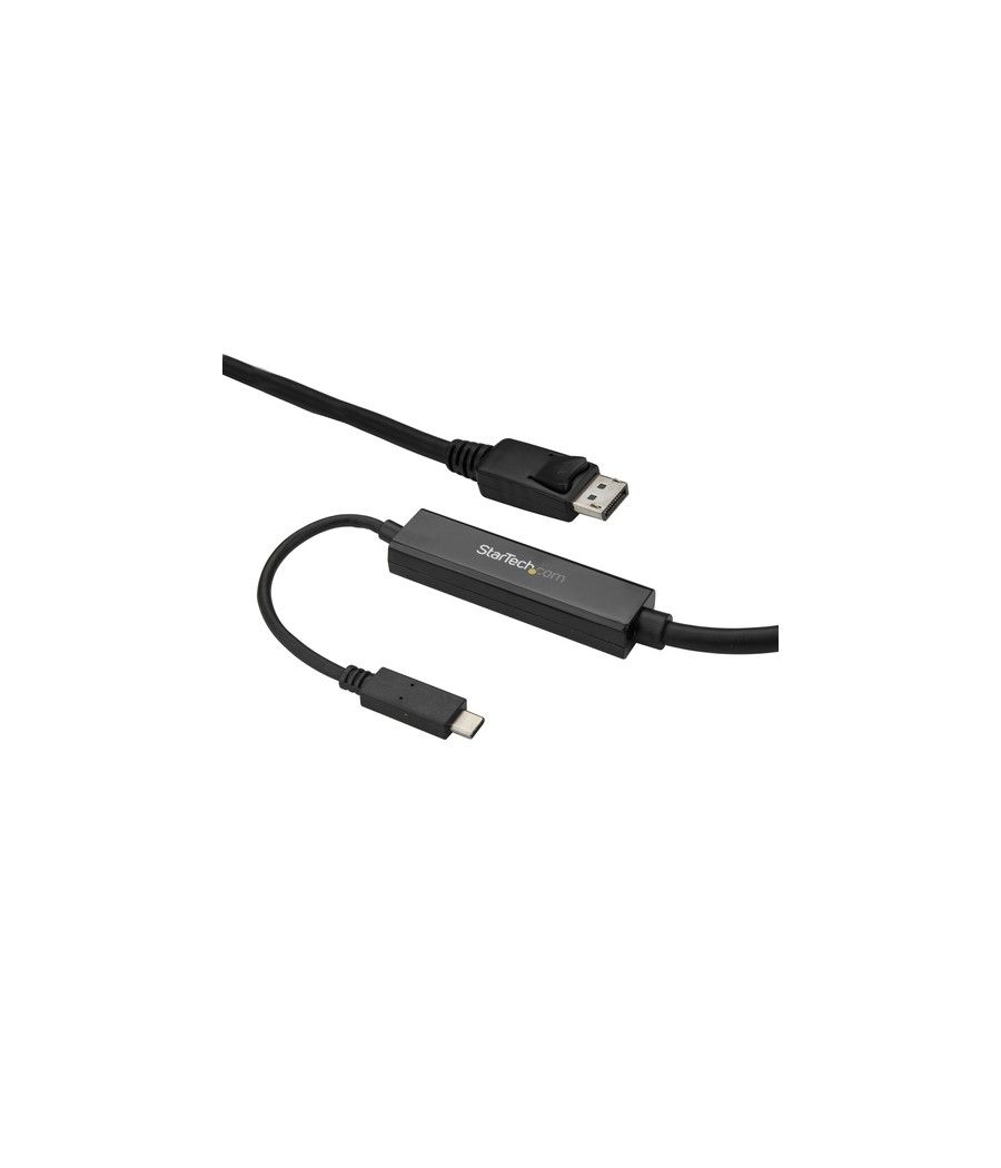 StarTech.com Cable 3m USB C a DisplayPort 1.2 de 4K a 60Hz - Adaptador Convertidor USB Tipo C a DisplayPort - HBR2 - Conversor U