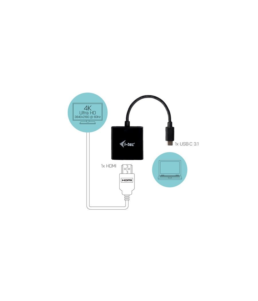 i-tec USB-C HDMI Adapter 4K/60 Hz - Imagen 3