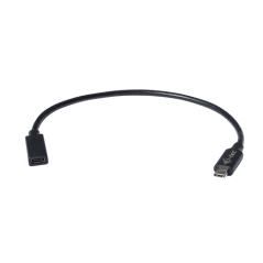 i-tec C31EXTENDCBL cable USB 0,3 m USB 3.1 Type-C Negro - Imagen 1