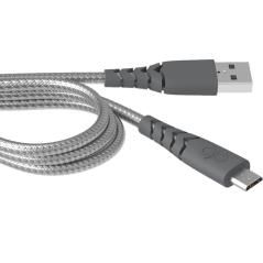 BIG BEN FPCBLMIC1.2MG cable USB 1,2 m USB A Micro-USB B Gris - Imagen 1
