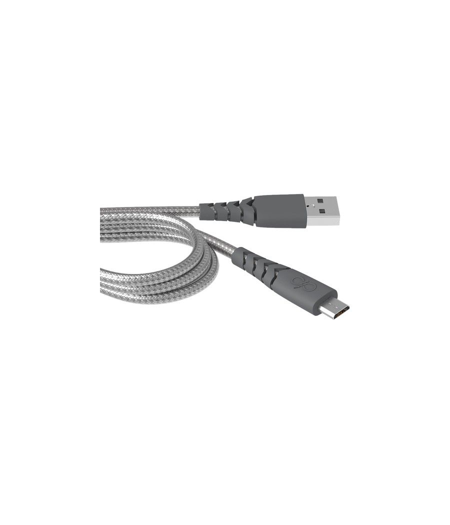 BIG BEN FPCBLMIC1.2MG cable USB 1,2 m USB A Micro-USB B Gris - Imagen 1