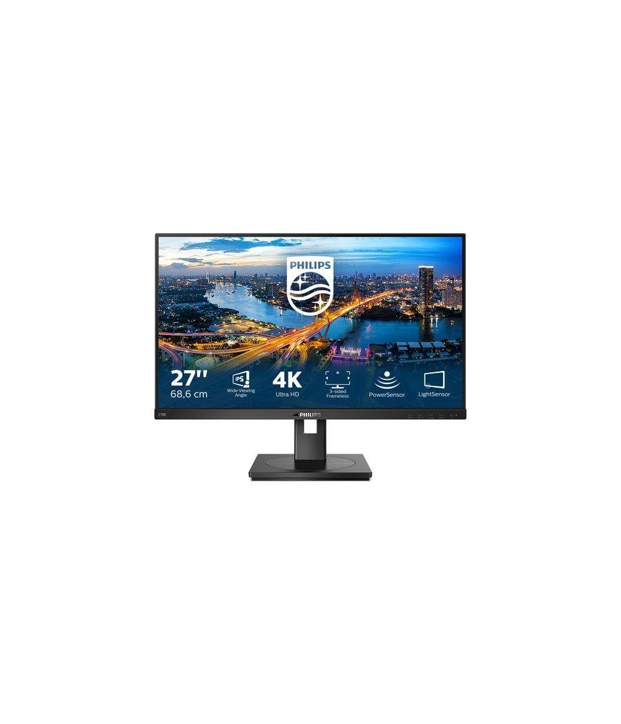 Monitor profesional philips b-line 278b1 27'/ 4k/ multimedia/ negro - Imagen 1