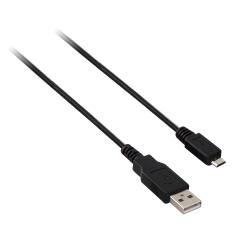 V7 Cable USB negro con conector USB 2.0 A macho a micro USB macho 1m 3.3ft - Imagen 2