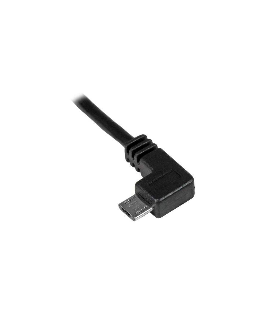 StarTech.com Cable de 0,5m Micro USB Acodado a la Izquierda para Carga y Sincronización de Smartphones o Tablets - Imagen 3