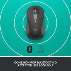 Logitech Signature M650 ratón Izquierda RF inalámbrica + Bluetooth Óptico 2000 DPI - Imagen 4