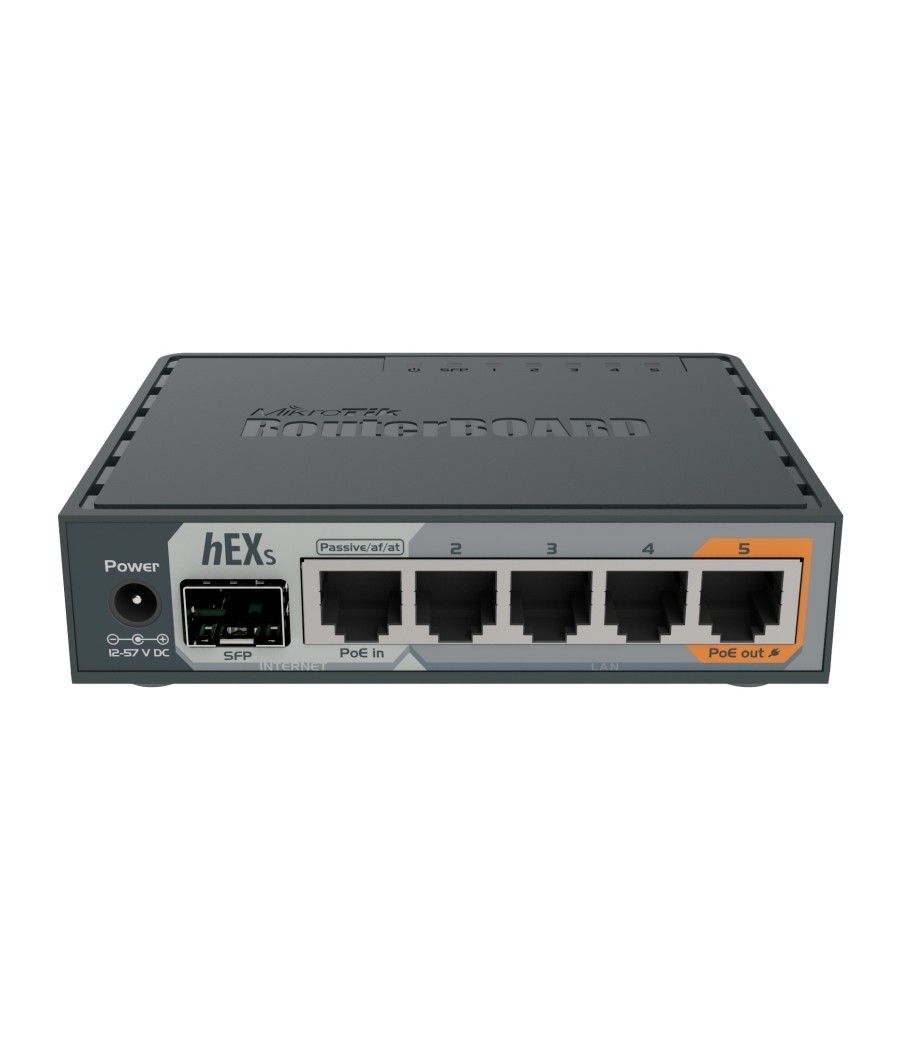 MikroTik RB760iGS hEX S Router 5xGB 1xSFP L4 - Imagen 1