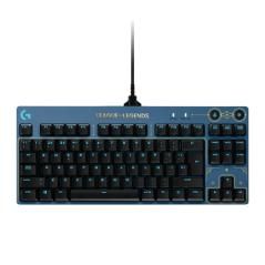 Logitech PRO Mechanical Keyboard League of Legends Edition teclado USB QWERTY Internacional de EE.UU. Negro, Azul, Oro - Imagen 