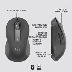 Logitech Signature M650 ratón mano derecha RF inalámbrica + Bluetooth Óptico 2000 DPI - Imagen 5