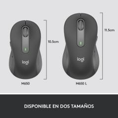 Logitech Signature M650 ratón mano derecha RF inalámbrica + Bluetooth Óptico 2000 DPI - Imagen 7