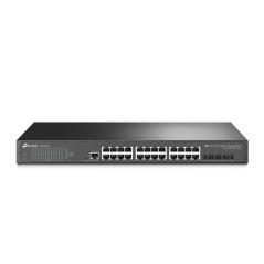 Tp link - switch gestionable jetstream de 24 puertos gigabit l2 + con 4 ranuras sfp + de 10 ge - Imagen 1