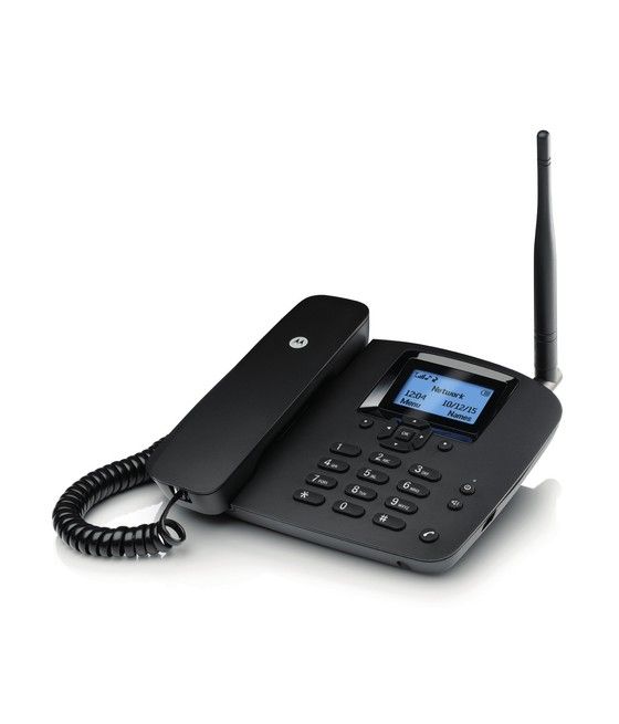 Motorola FW200L Teléfono DECT Identificador de llamadas Negro - Imagen 2