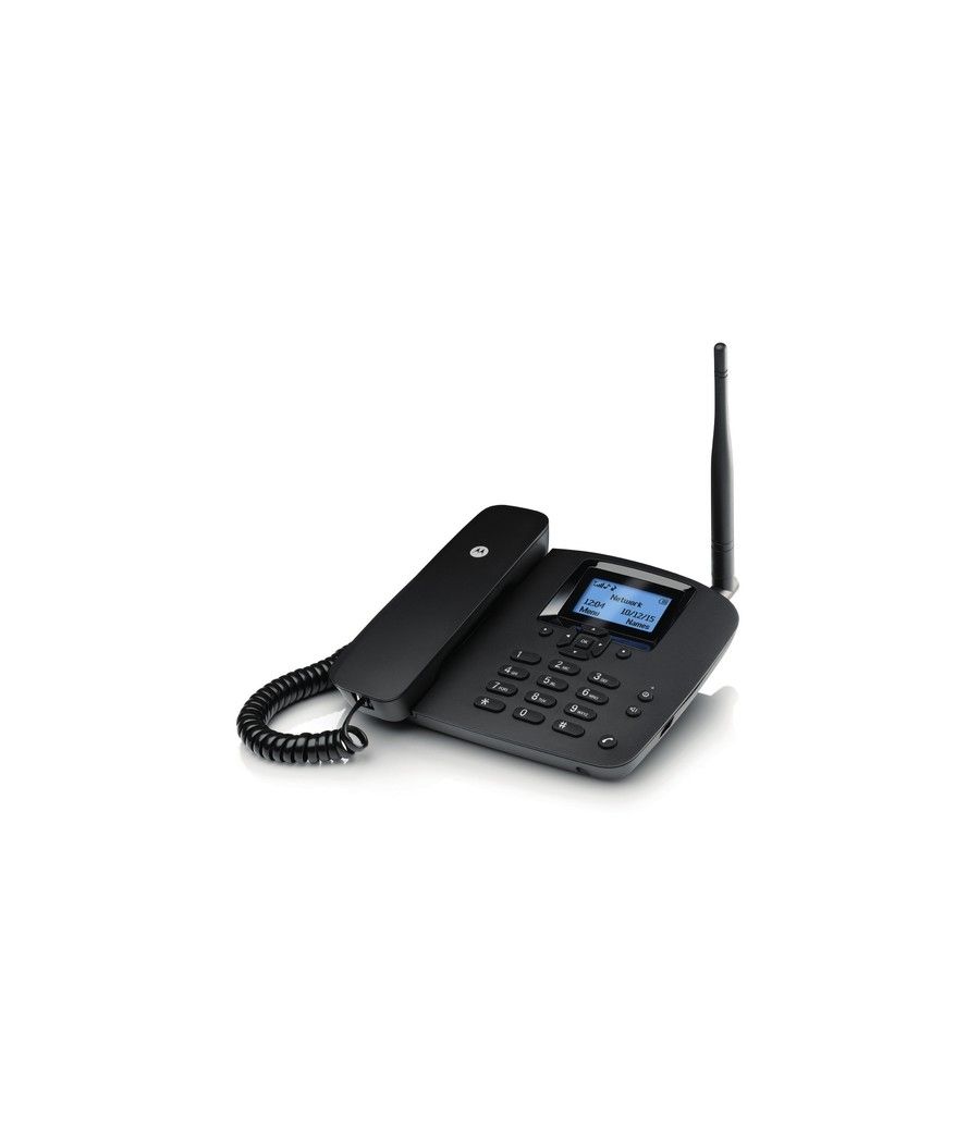 Motorola FW200L Teléfono DECT Identificador de llamadas Negro - Imagen 2