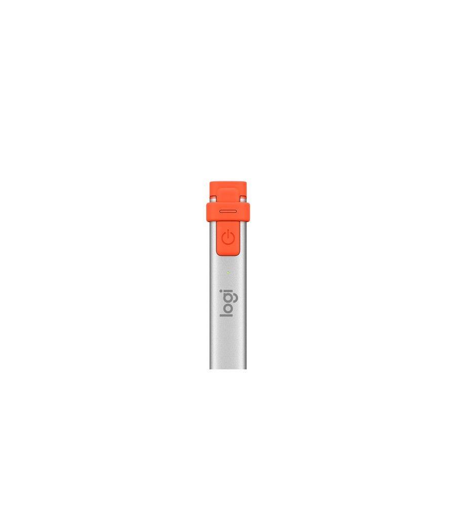 Lápiz inalámbrico logitech crayon para ipad/ naranja - Imagen 3