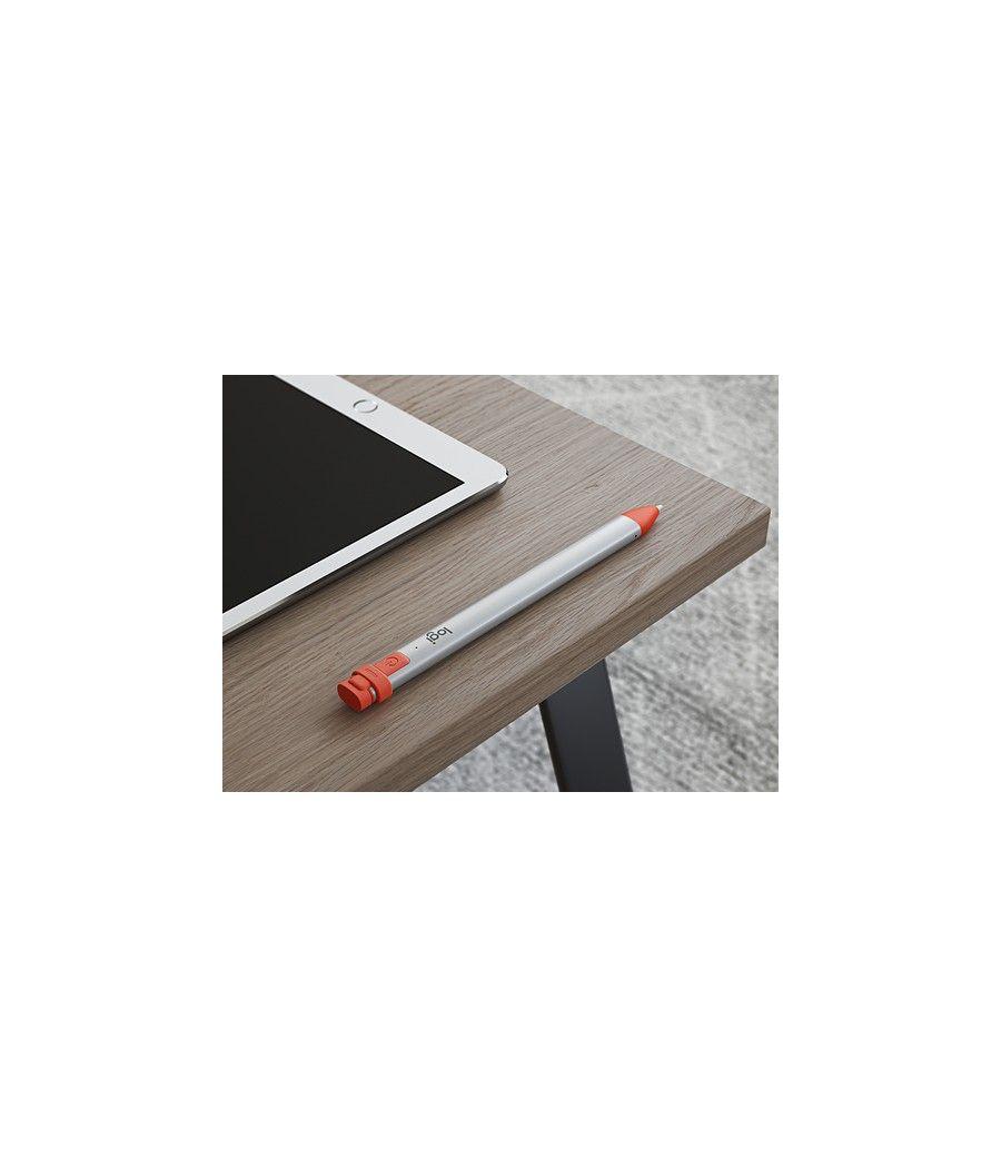 Lápiz inalámbrico logitech crayon para ipad/ naranja - Imagen 10