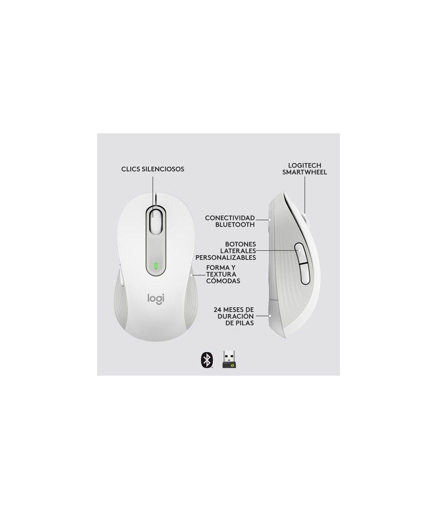 Logitech Signature M650 ratón mano derecha RF inalámbrica + Bluetooth Óptico 2000 DPI - Imagen 5