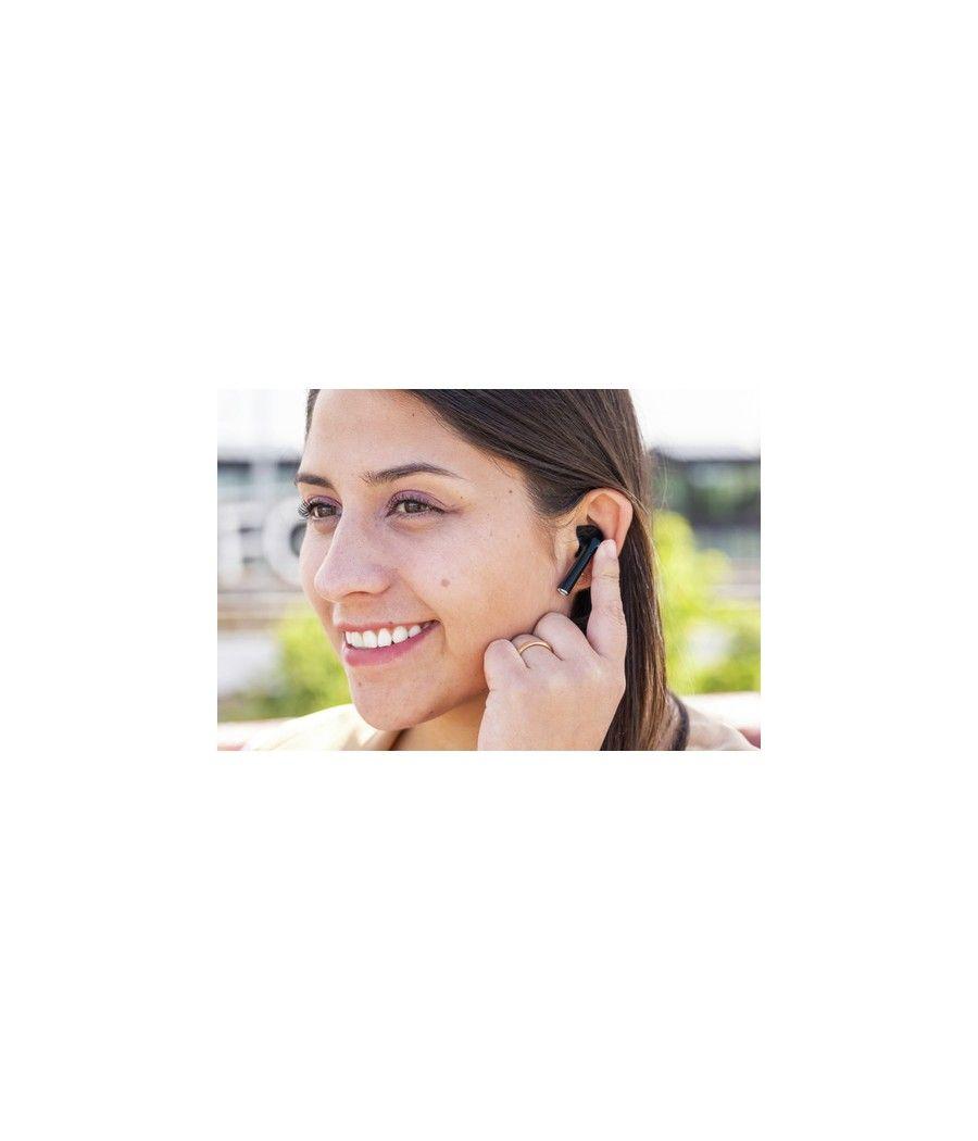 Auriculares bluetooth trust nika touch con estuche de carga/ autonomía 6h/ negros - Imagen 11