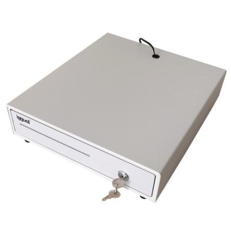 iggual Cajón portamonedas IRON-10W 38cm 4+6 blanco