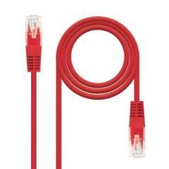 Cable de red rj45 utp nanocable 10.20.0400-l25-r cat.6/ 25cm/ rojo - Imagen 1