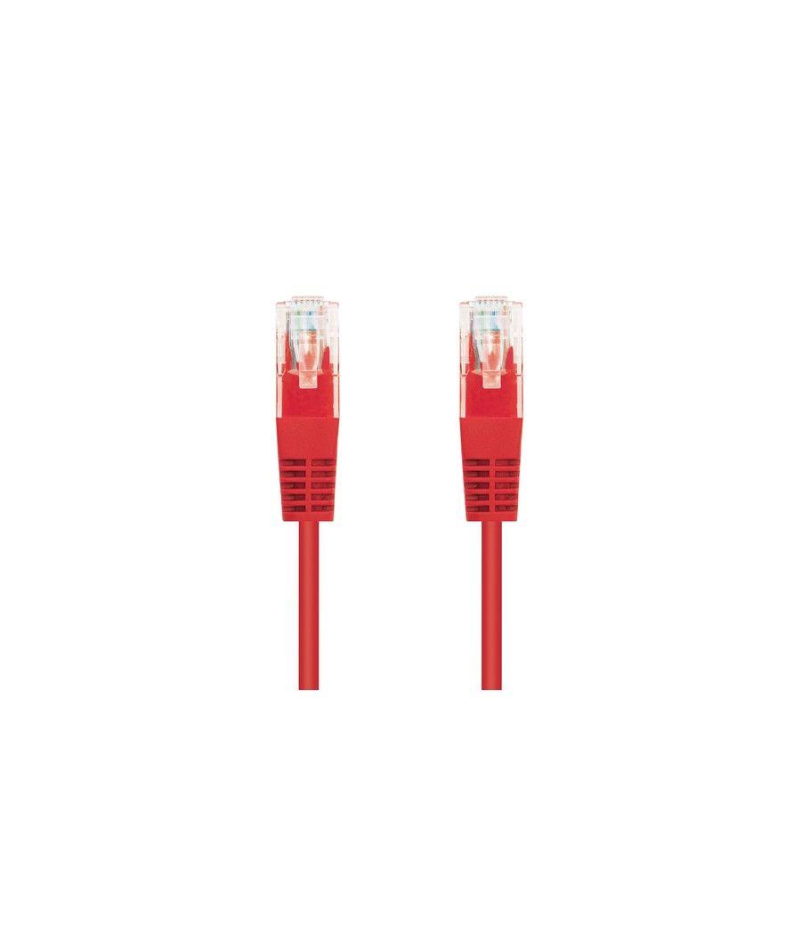 Cable de red rj45 utp nanocable 10.20.0400-l25-r cat.6/ 25cm/ rojo - Imagen 2