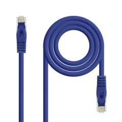 Cable de red rj45 utp nanocable 10.20.1800-l25-bl cat.6a/ lszh/ 25cm/ azul - Imagen 1