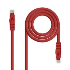 Cable de red rj45 utp nanocable 10.20.1800-l25-r cat.6a/ lszh/ 25cm/ rojo - Imagen 1