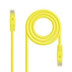 Cable de red rj45 utp nanocable 10.20.1800-l25-y cat.6a/ lszh/ 25cm/ amarillo - Imagen 1