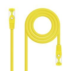 Cable de red rj45 sftp nanocable 10.20.1900-l25-y cat.6a/ lszh/ 25cm/ amarillo - Imagen 1