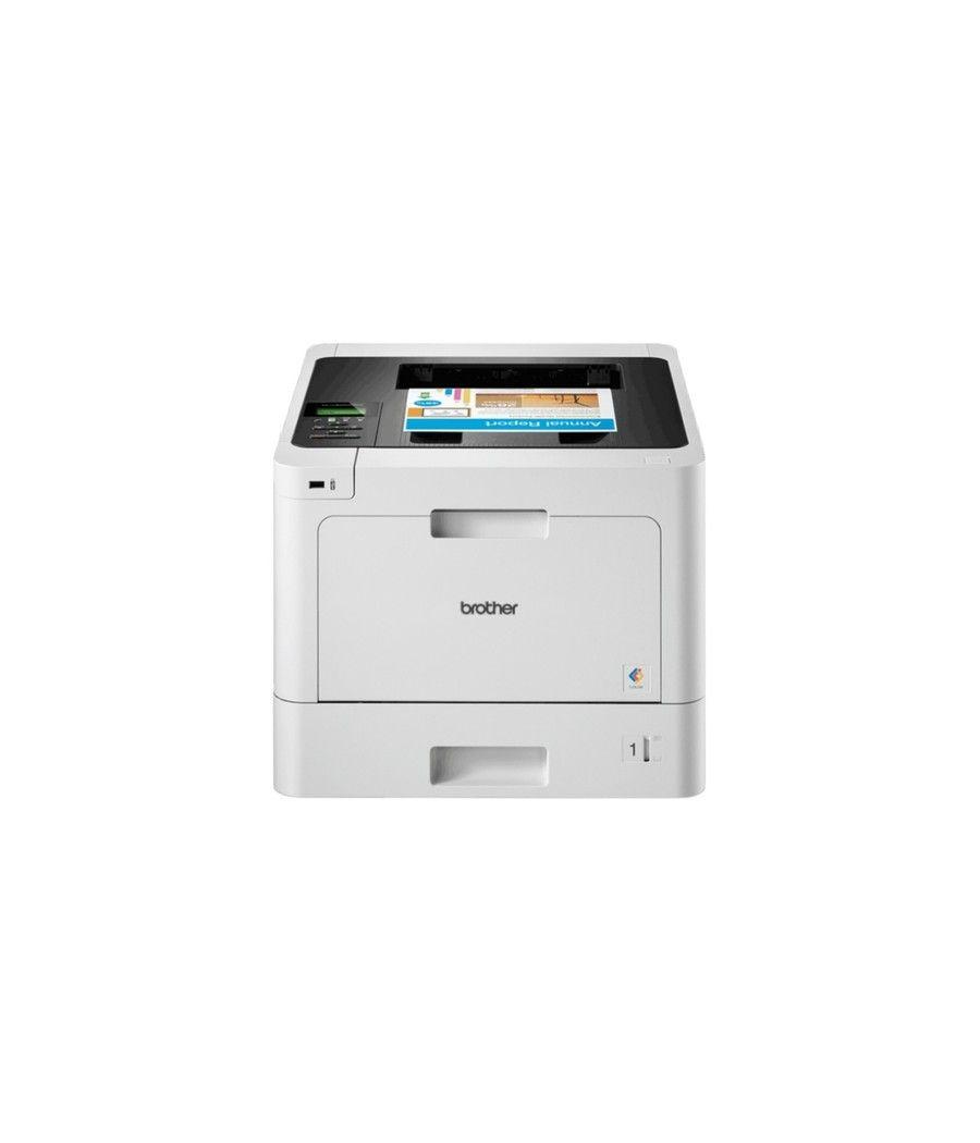Impresora láser color brother hl-l8260cdw wifi/ dúplex/ blanca - Imagen 1