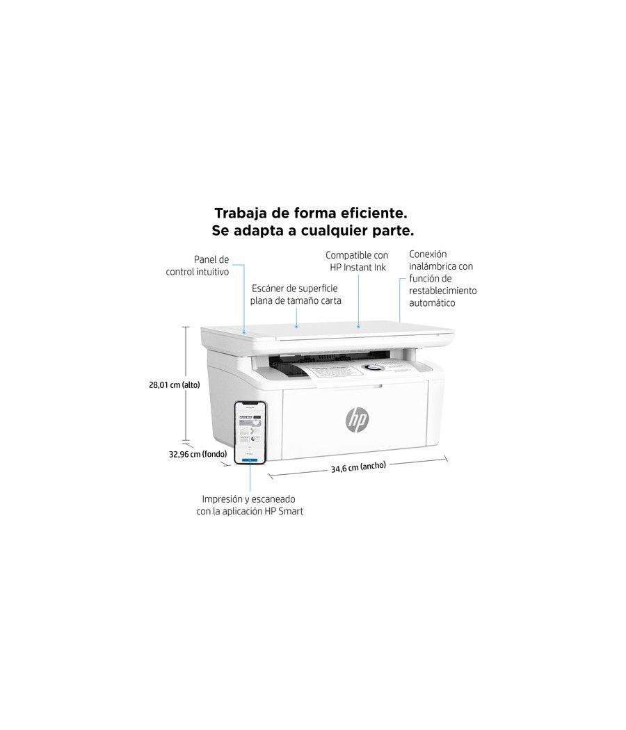 Multifunción láser monocromo hp laserjet m140w/ wifi/ blanca - Imagen 8
