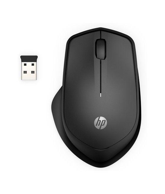 HP Silent 280M ratón mano derecha RF inalámbrico Óptico - Imagen 1