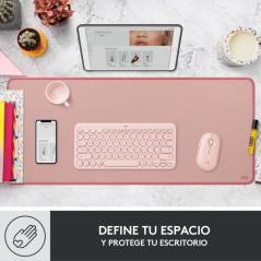 Logitech Desk Mat Studio Series Rosa - Imagen 1