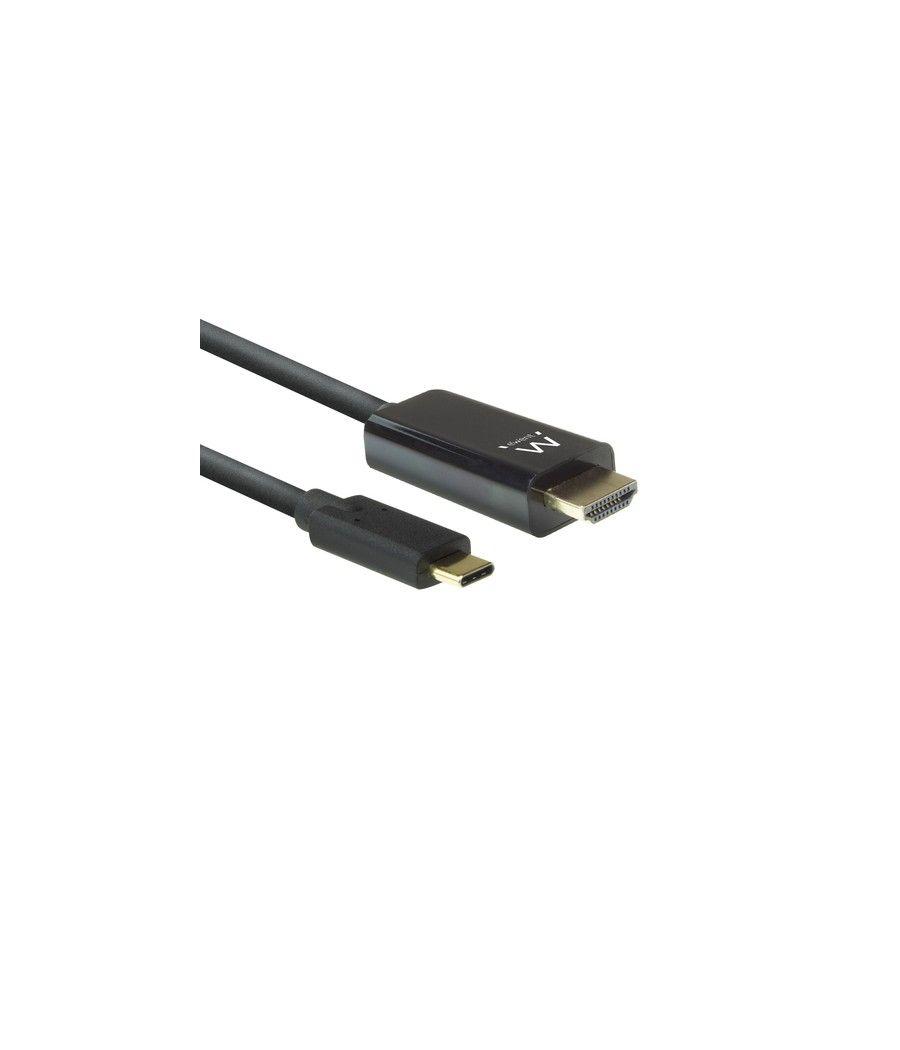 Ewent Conversor USB-C a HDMI Macho 4K/60HZ 2m - Imagen 1