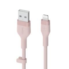 Usb-a to ltg_silicon 1m  pink