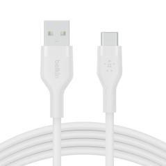 Usb-a to usb-c_silicon 1m white - Imagen 3