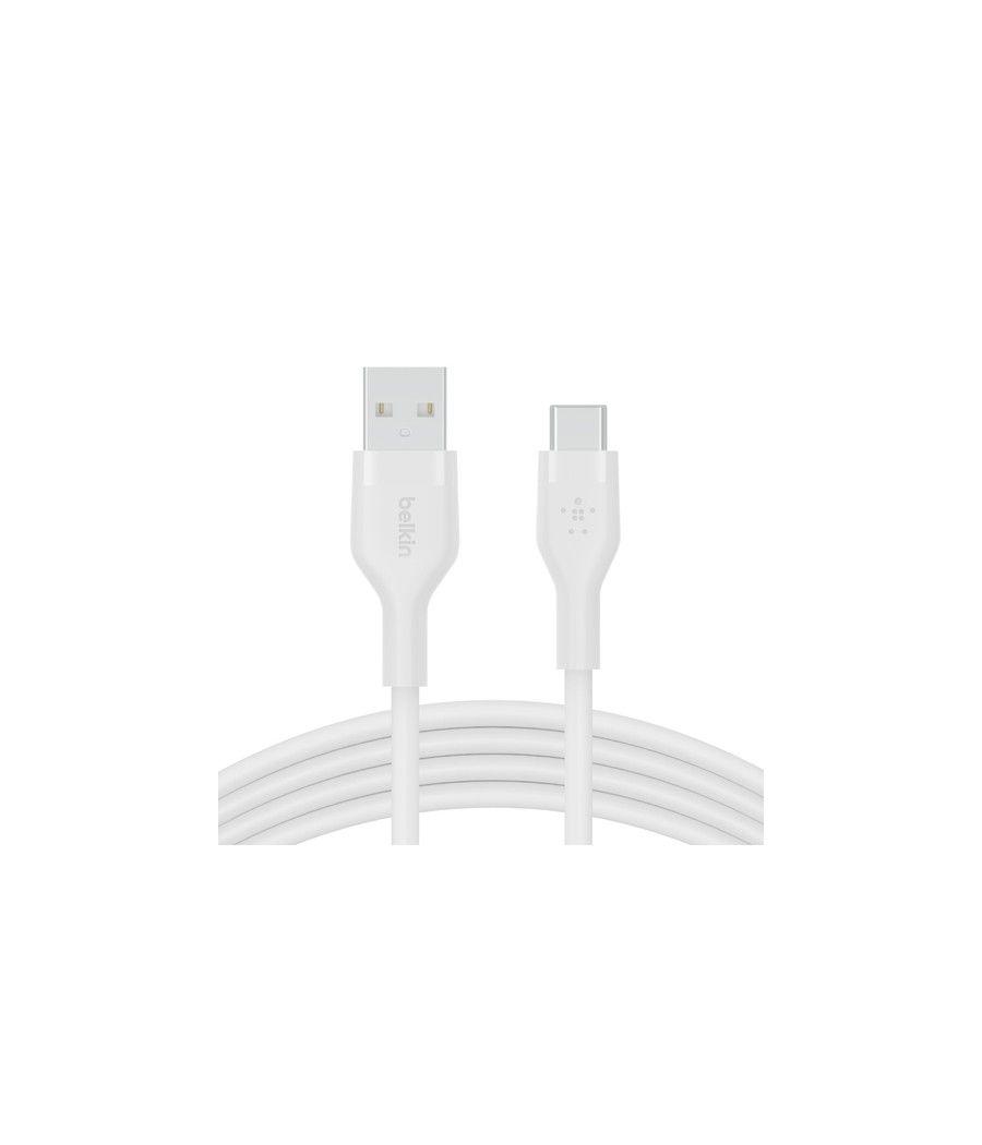 Usb-a to usb-c_silicon 1m white - Imagen 3