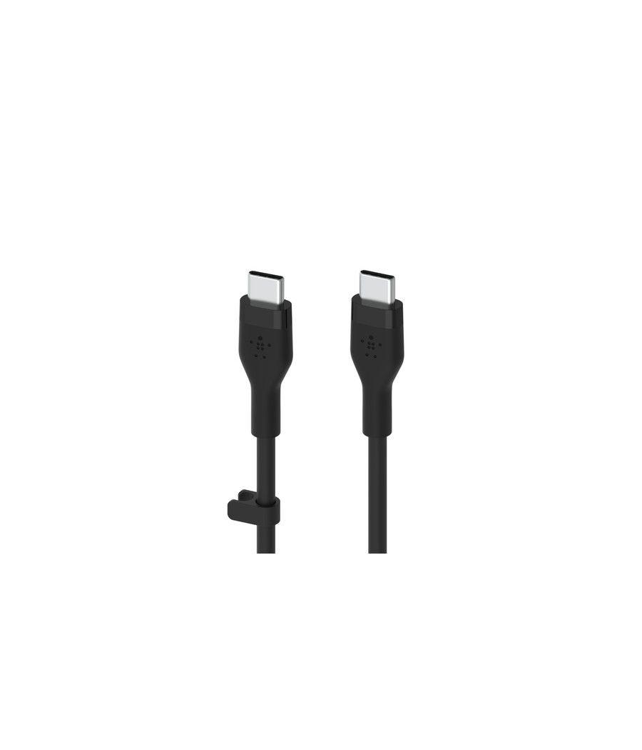 Usb-c to usb-c 2.0_silic 3m black - Imagen 2