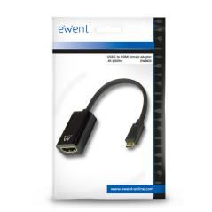 EWENT Conversor USB-C a HDMI HEMBRA 4K/30Hz - Imagen 3