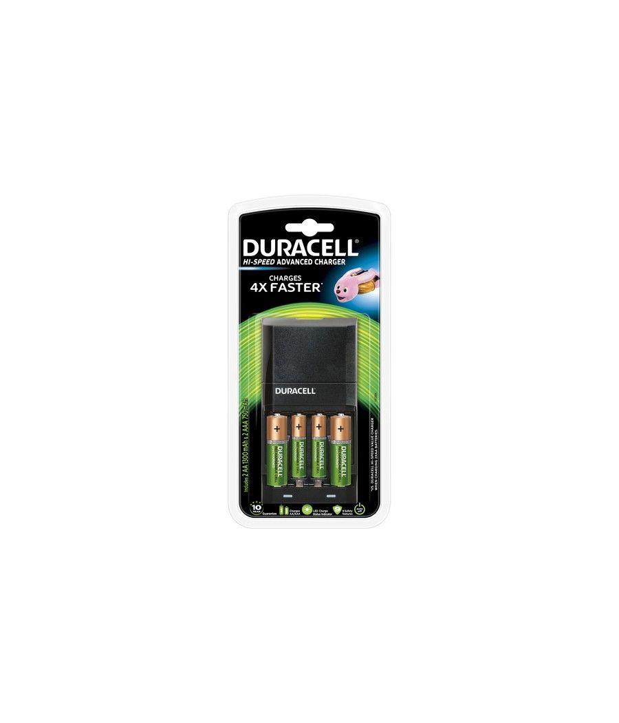 Cargador de pilas duracell cef27eu-eu/ capacidad 2 pilas/ aa y aaa - Imagen 1