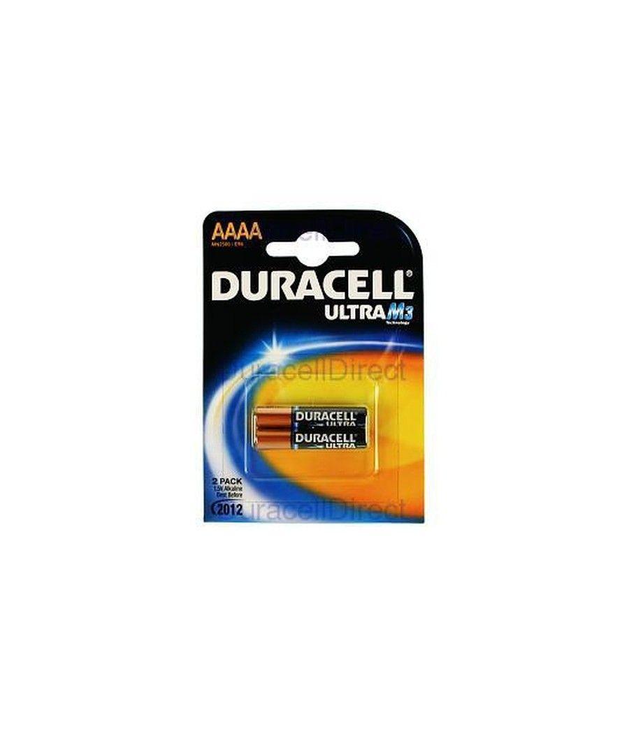 Pack de 2 pilas aaaa duracell ultra mx2500/ 1.5v/ alcalinas - Imagen 1