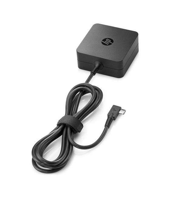 HP 45W USB-C G2 adaptador e inversor de corriente Interior Negro - Imagen 1