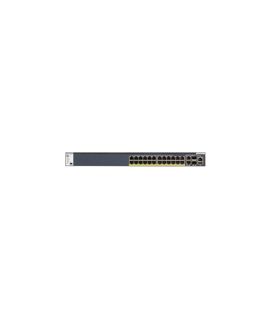 Netgear M4300-28G-PoE+ Gestionado L3 Gigabit Ethernet (10/100/1000) Energía sobre Ethernet (PoE) 1U Negro - Imagen 1