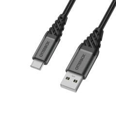 OtterBox Premium Cable USB A-C 3M, negro - Imagen 1