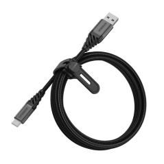 OtterBox Premium Cable USB A-C 2M, negro